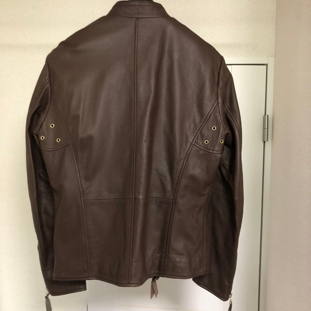 美品duffer DUFFER シングルライダース　ラムレザー　ジャケット