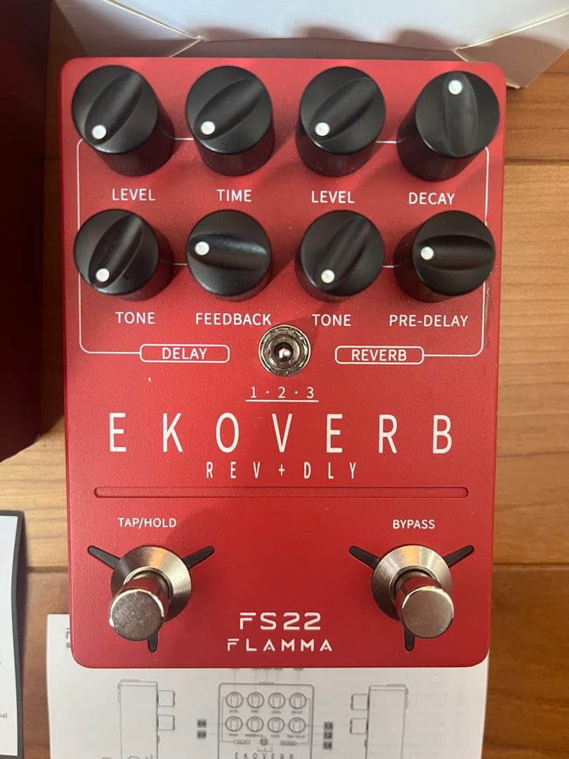 FLAMMA EKOVERB FS22 リバーブ ディレイ エフェクター ギター