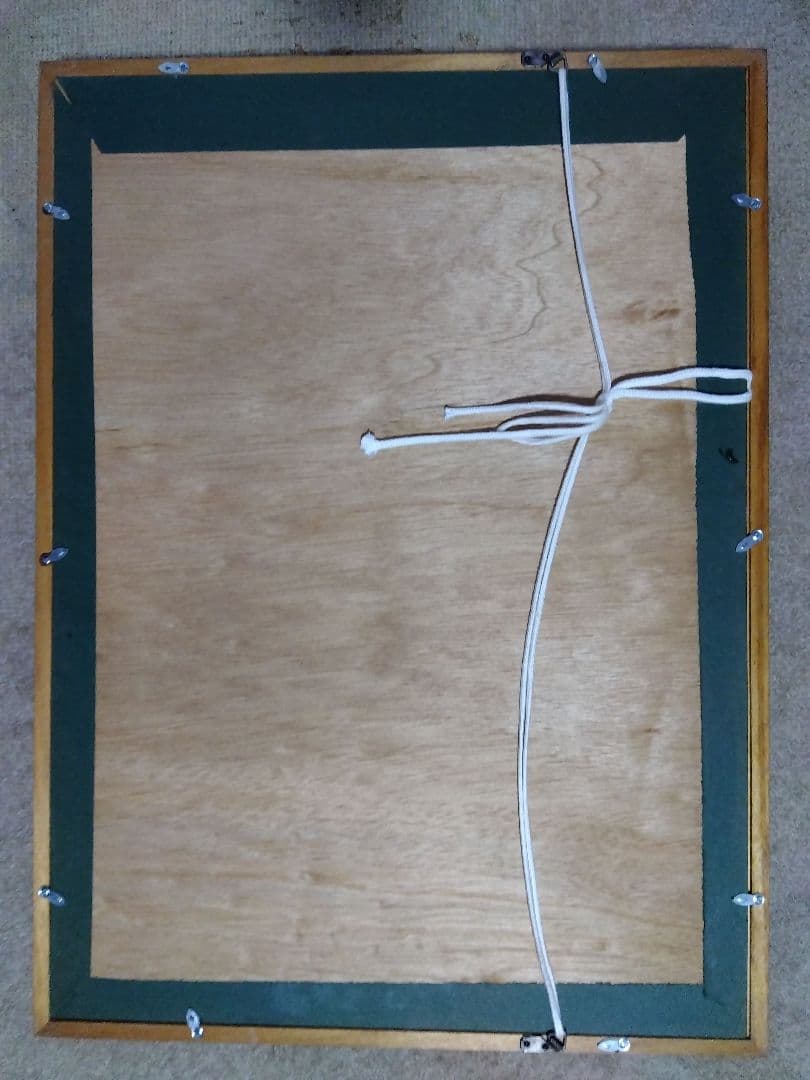 松井叔生　1970年作　花篭と貝と　油彩画