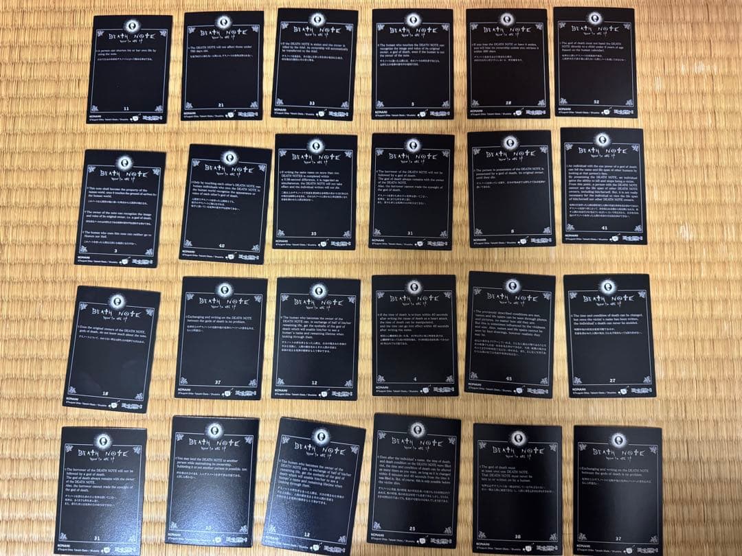 KONAMI デスノート　トレーディングカード89枚セット