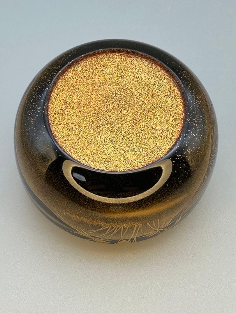 茶道具　棗　清瀬一光　秋草蒔絵平棗