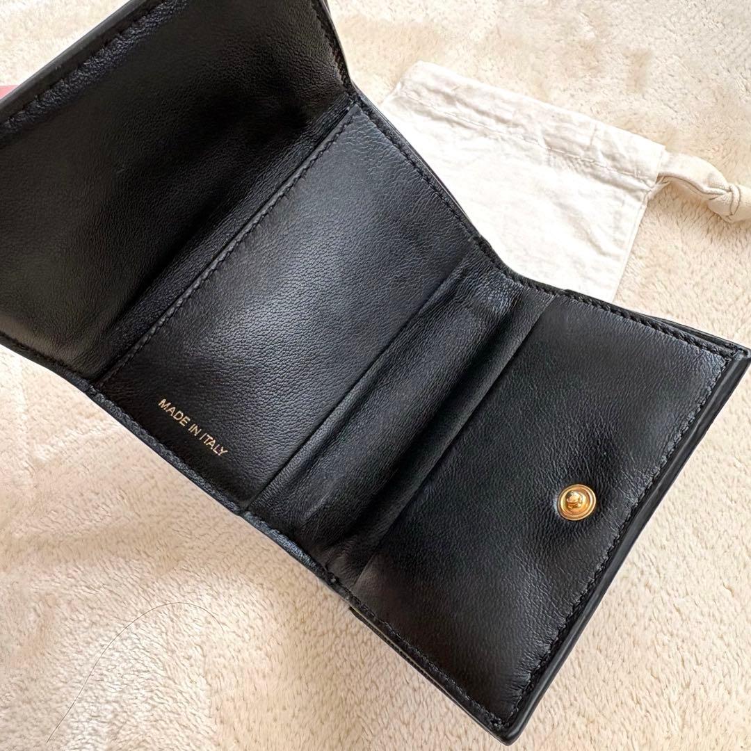 美品✨MARNIマルニ　サファイアーノ三つ折り財布 コンパクトミニ財布