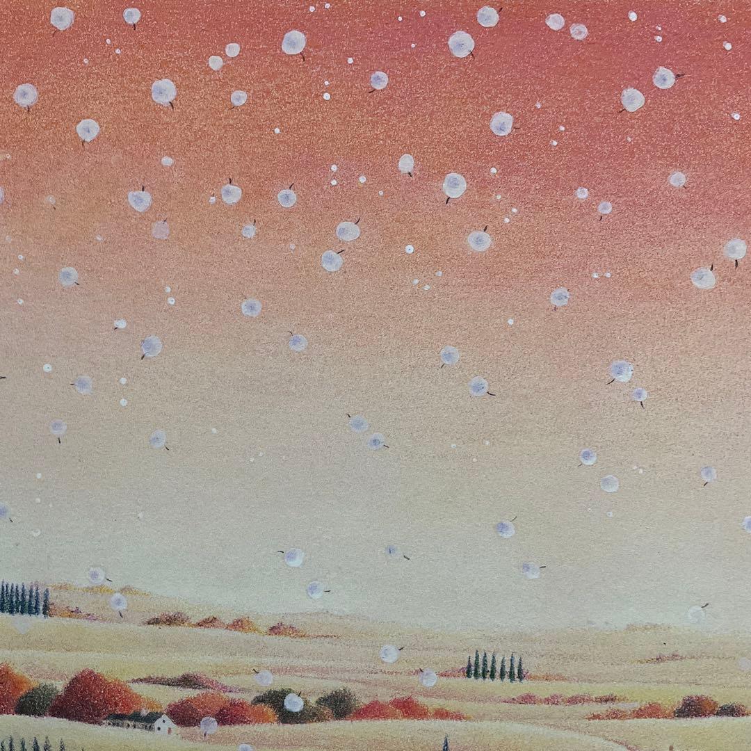 絵画・額縁・版画・渡辺 美香子・新品未使用・恋する季節・美術品・インテリア・雑貨