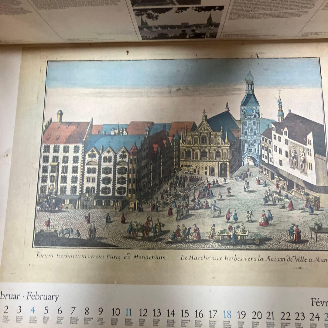 超希少　1973年　ドイツ複製画コレクション　カレンダー