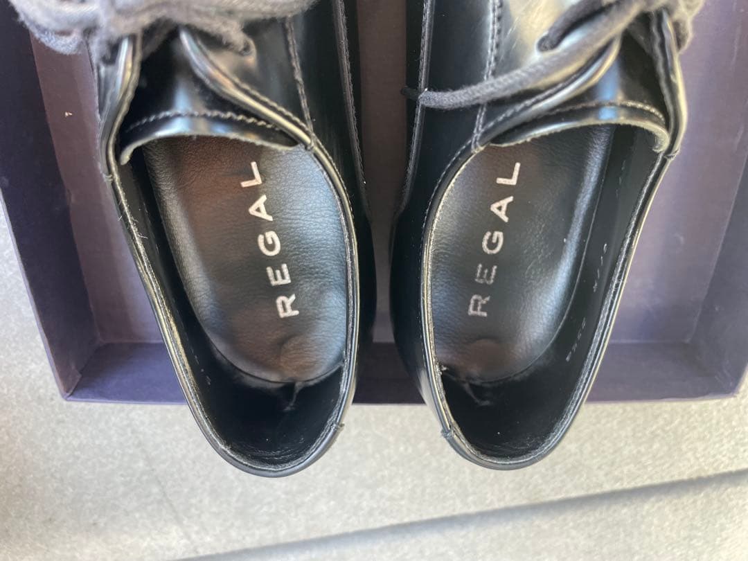 【美品】REGAL リーガル ストレートチップ ブラック 26cm ビジネス