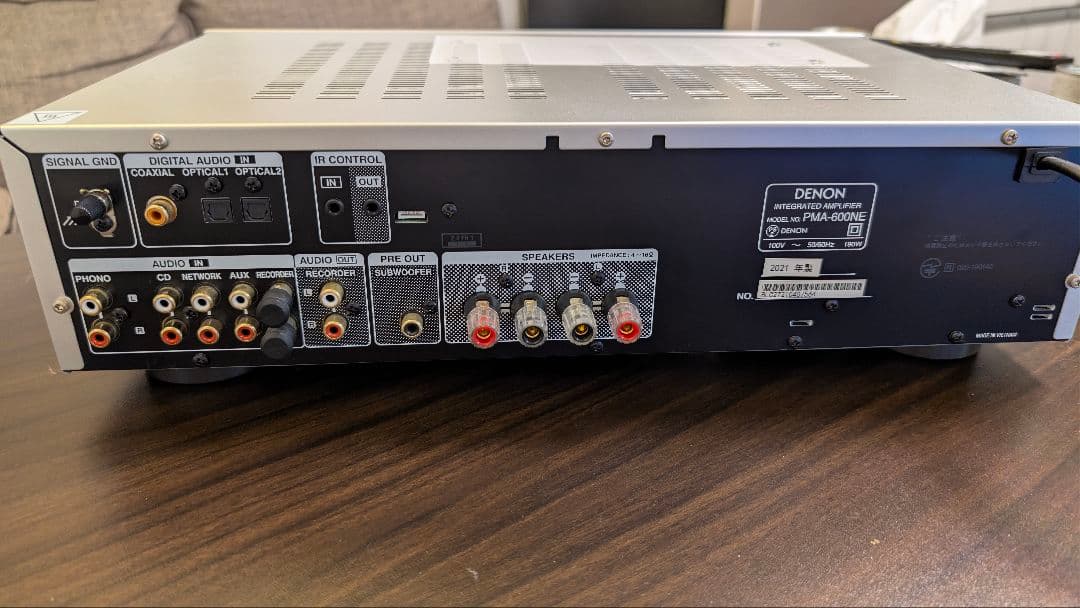 【ほぼ未使用】DENON PMA-600NE プリメインアンプ