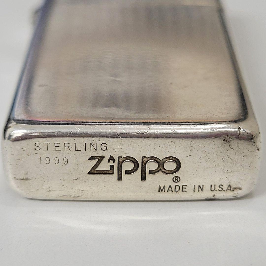 Zippo STERLING 1999年 スターリング シルバー 純銀製 スリム