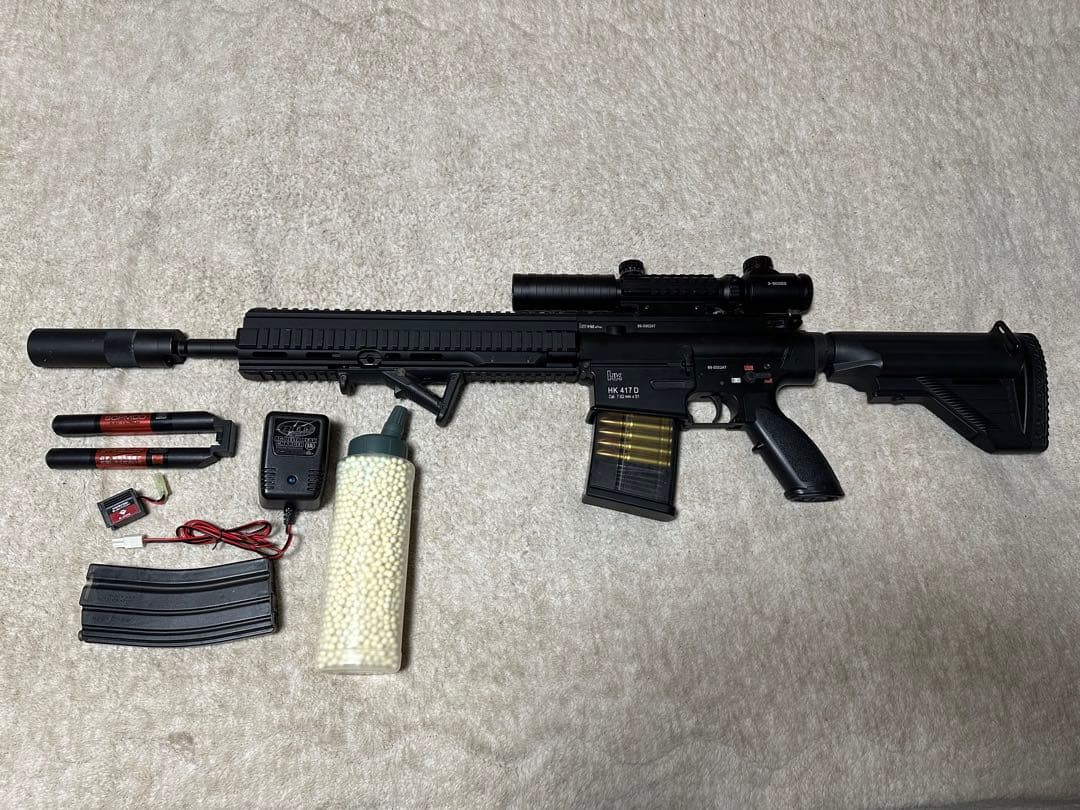 東京マルイ HK417D 次世代電動ガン付属品多数