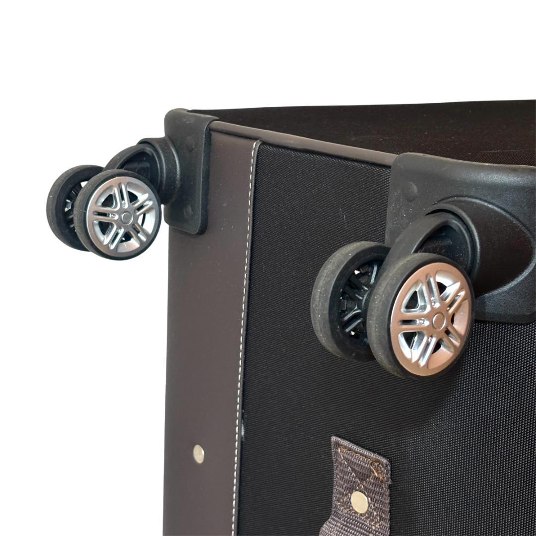 サムソナイト 大型 大容量 スーツケース ソフト 拡張機能付き 黒 ブラック