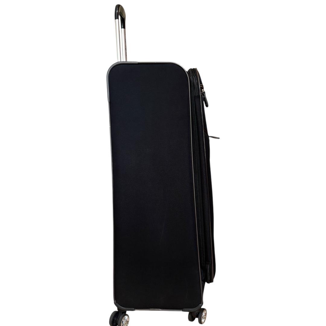 サムソナイト 大型 大容量 スーツケース ソフト 拡張機能付き 黒 ブラック