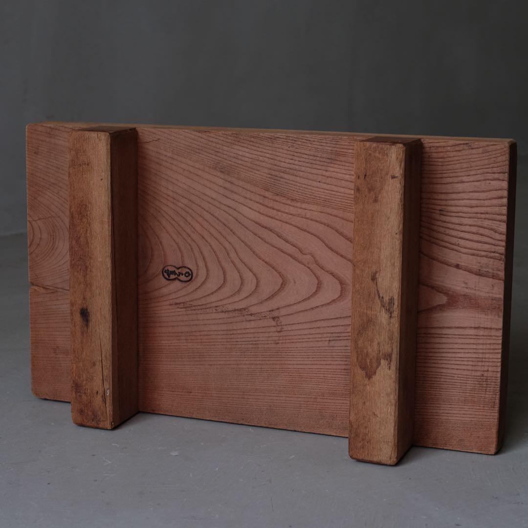 欅材 古い台　まな板 花台 座卓 カッティングボード 古道具 古民具 骨董