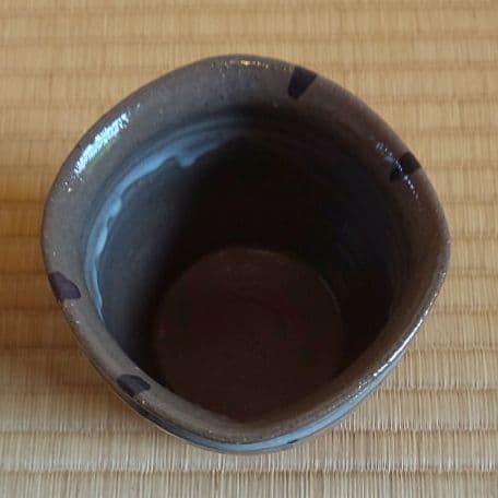 A 37 茶道 火入 絵唐津・中里重利 ( 新品未使用品 )