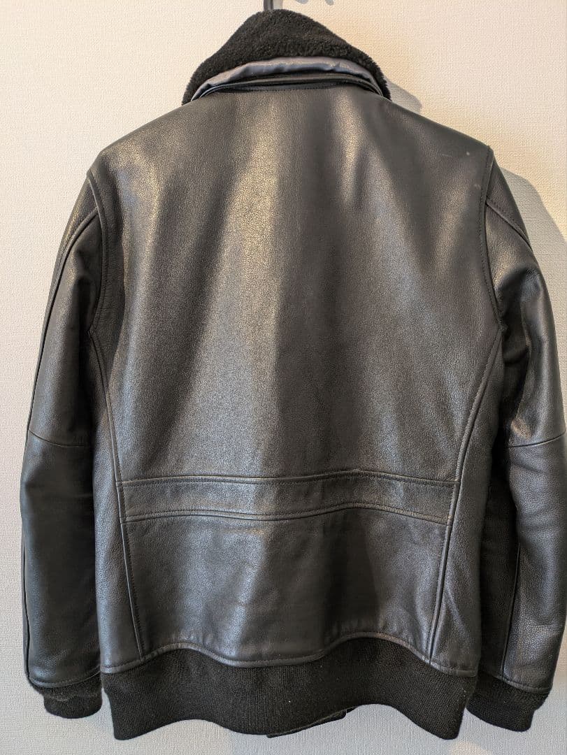 AMERICAN RAG CIE 2WAYG1レザージャケット 2 黒