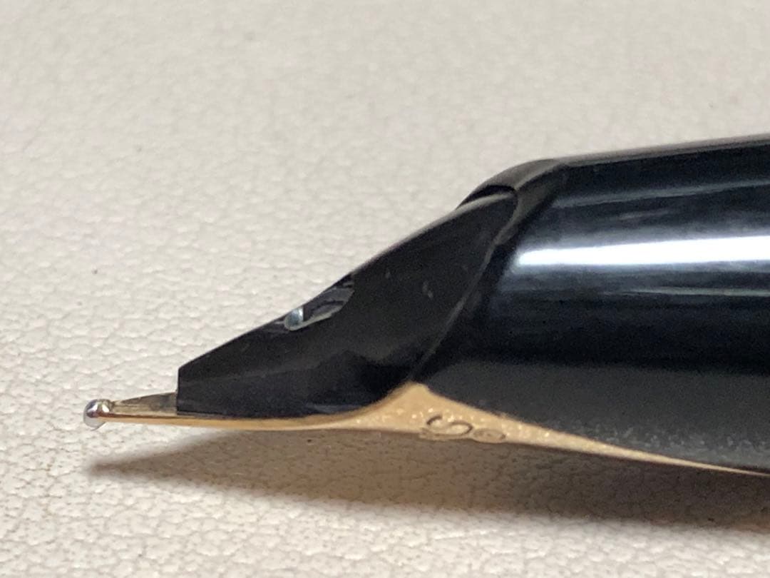 SHEAFFER シェーファー 万年筆 スノーケル ブラック×シルバー
