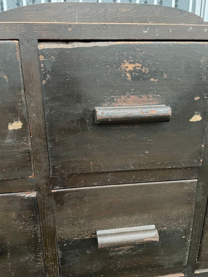 レトロ家具　古い引き出し　アンティーク　古材　木製チェスト