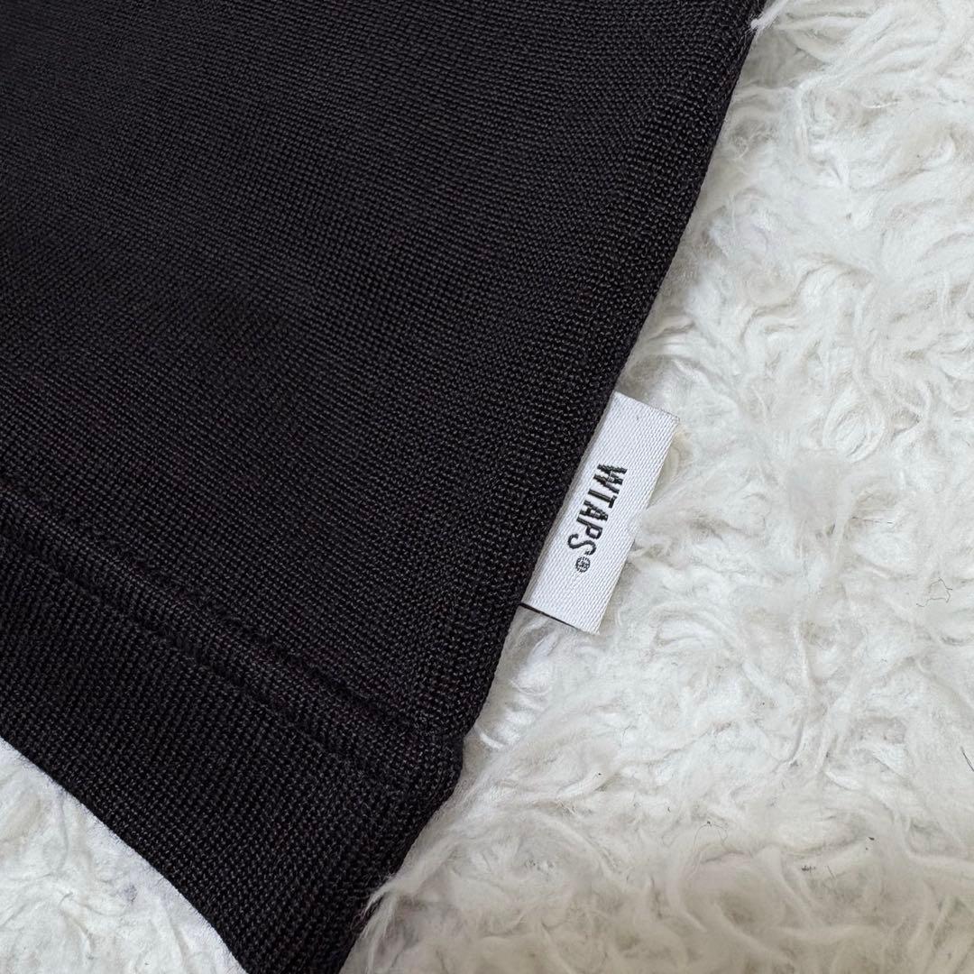 ダブルタップス WTAPS フットボール Tシャツ ロンT 長袖　黒 ブラック