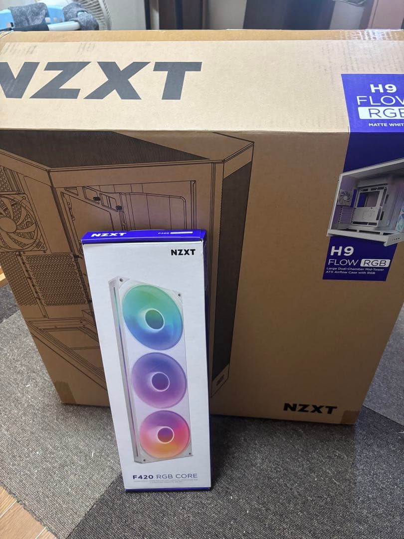 NZXT H9 FLOW RGB ＋ F420 RGB CORE