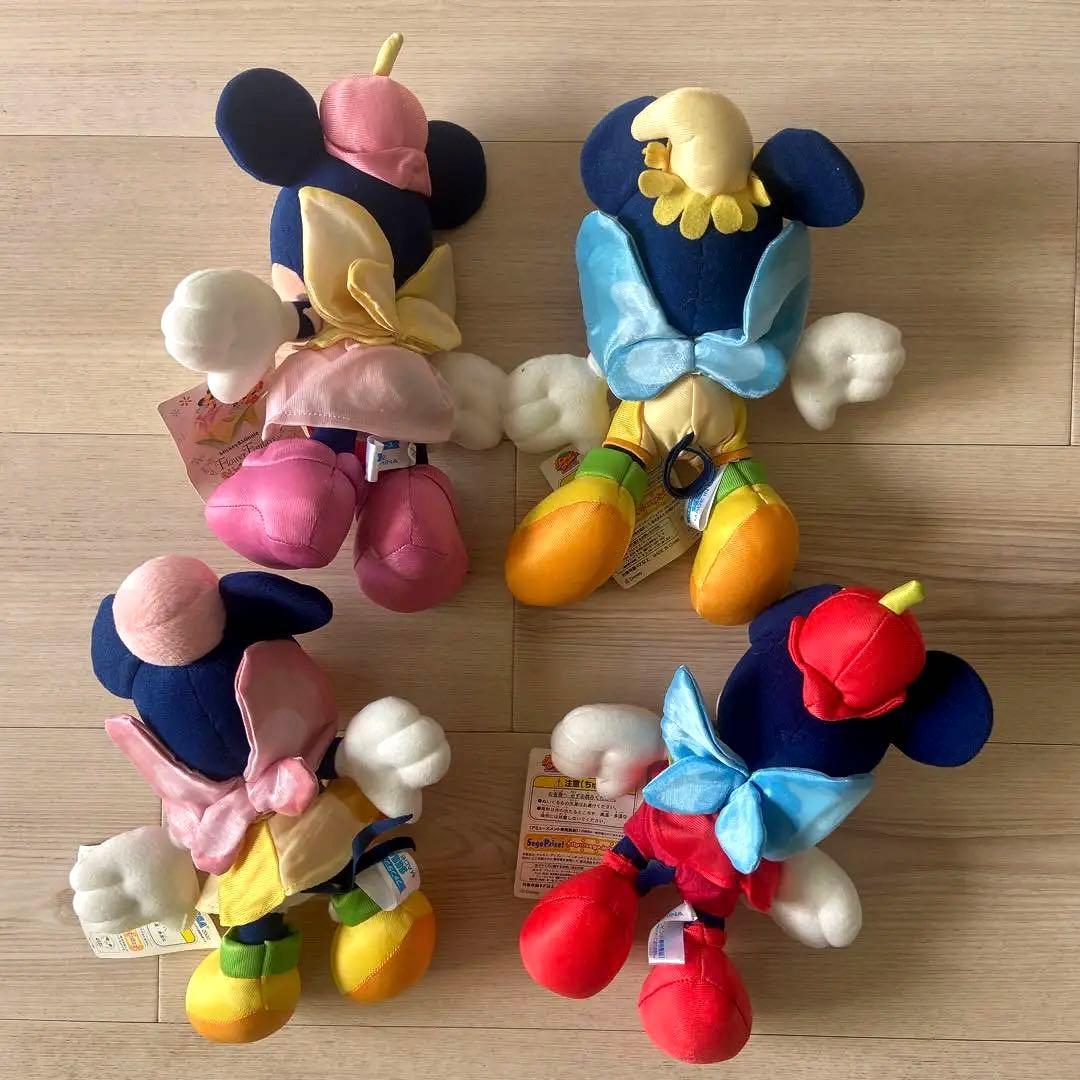 Disney SEGA ぬいぐるみ　非売品　レトロ　ミッキー　ミニー　ディズニー