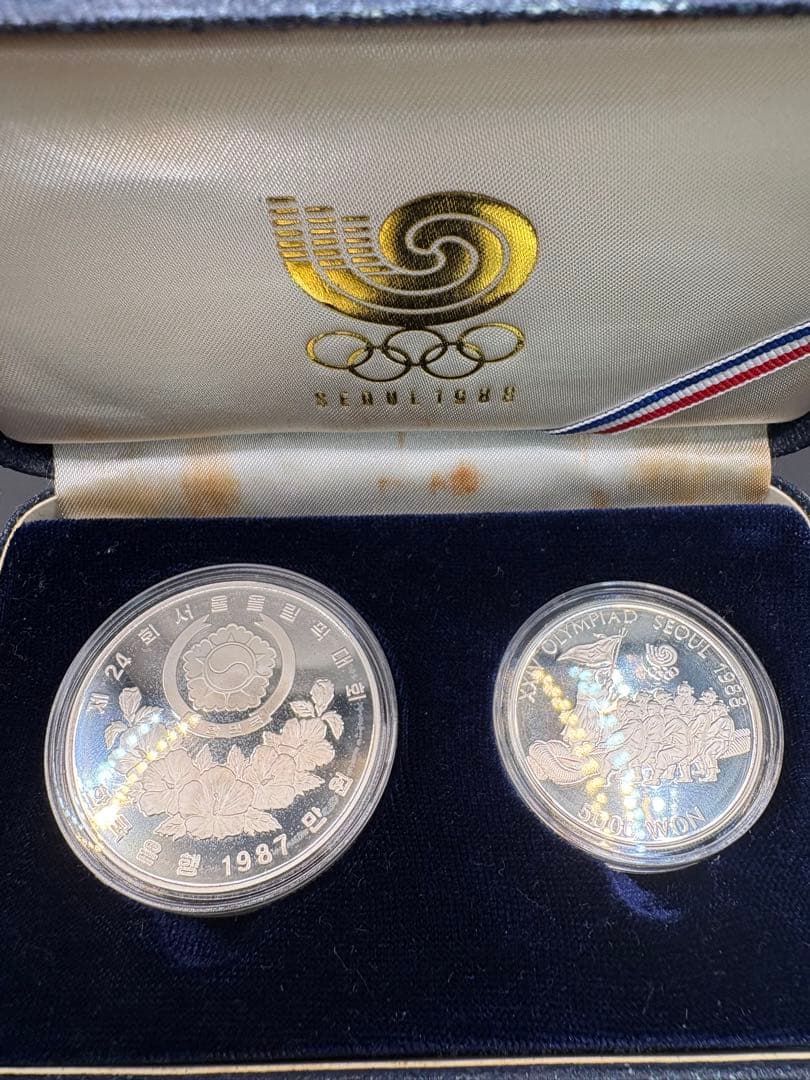 1988年ソウルオリンピック記念銀貨セット　SV 925