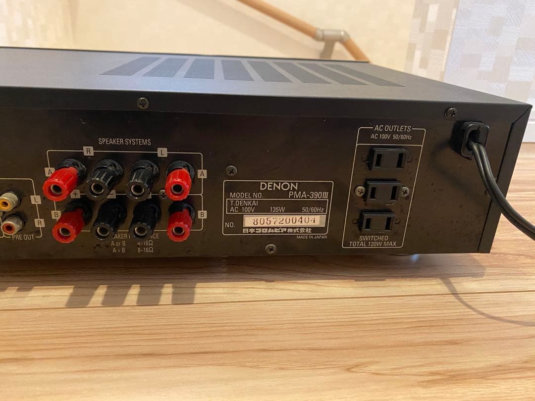 保証あり　デノン　PMA-390Ⅲ　プリメインアンプ　動作確認済み　メンテナンス