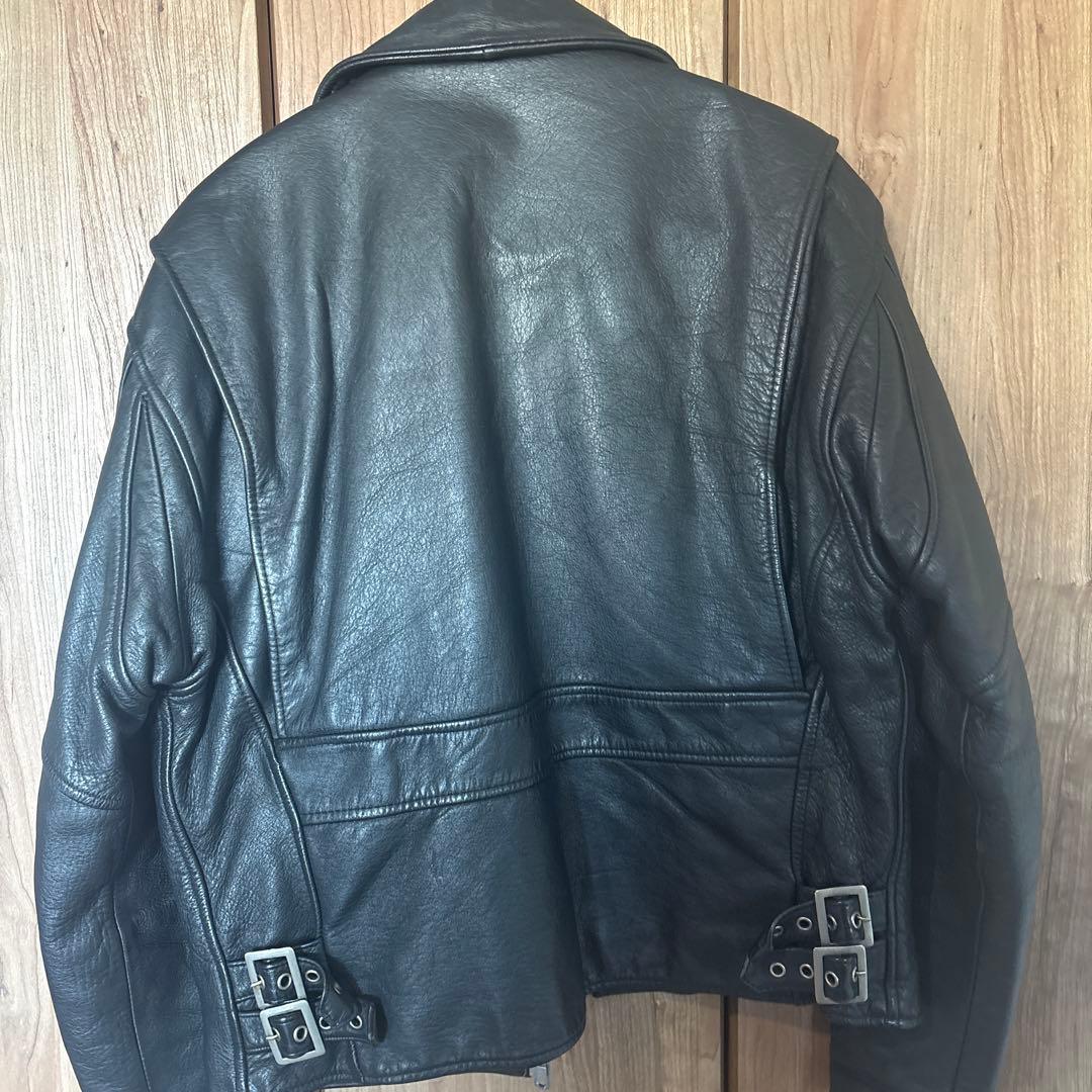 【美品・上質牛革】本革シングルライダースジャケット