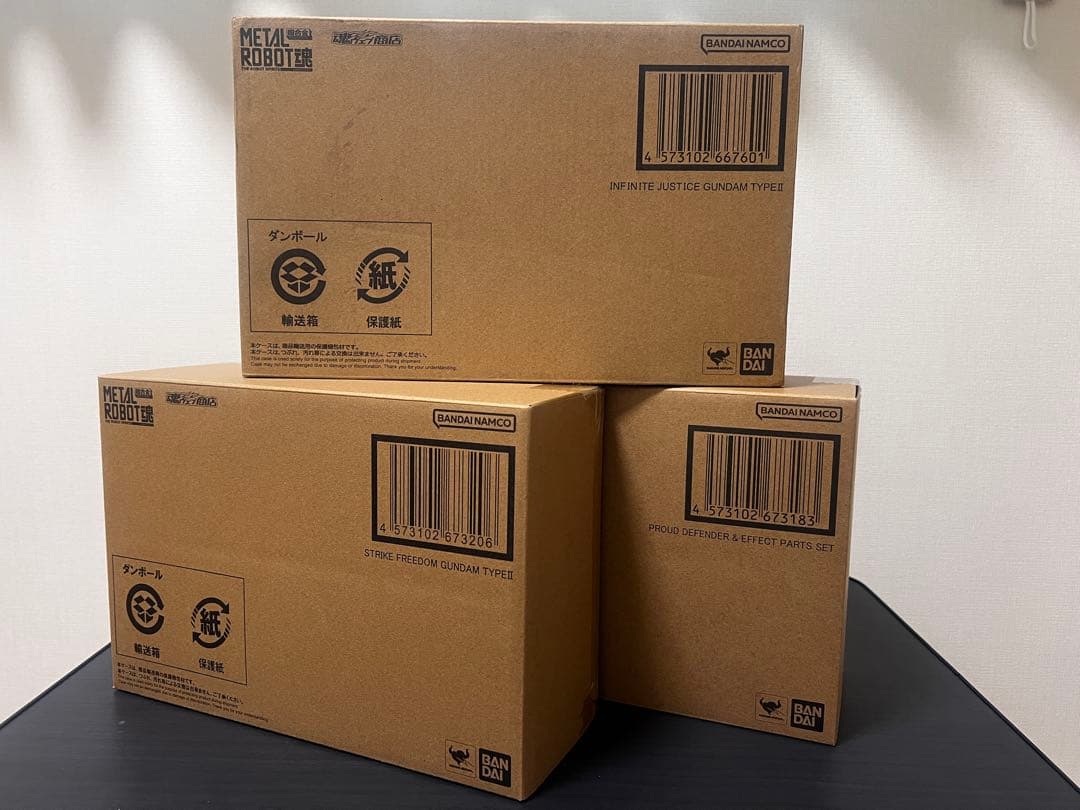 メタルロボット魂　ストライクフリーダム弐式、インフィニットジャスティス弐式