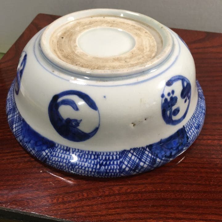 古伊万里 染付 染め付け 鉢 ひねり 伊万里 呉須