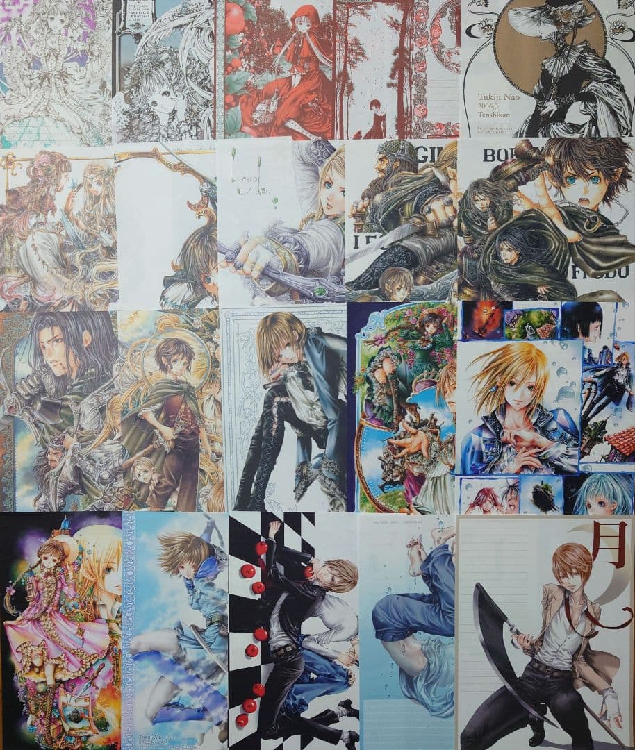 尚月地様 同人便箋 便せん 192枚 便箋 艶漢 創作 オリジナル ゲーム FF