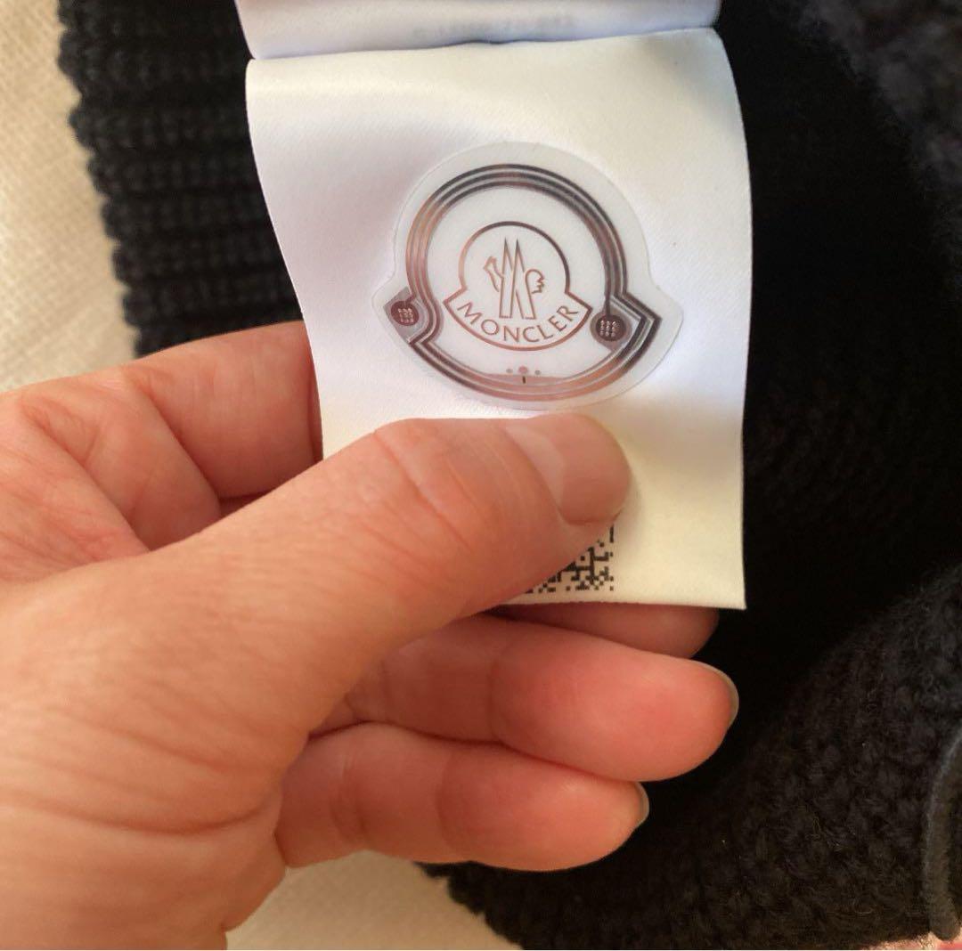 BERRETTO TRICOT ロゴワッペン ニットキャップ 帽子