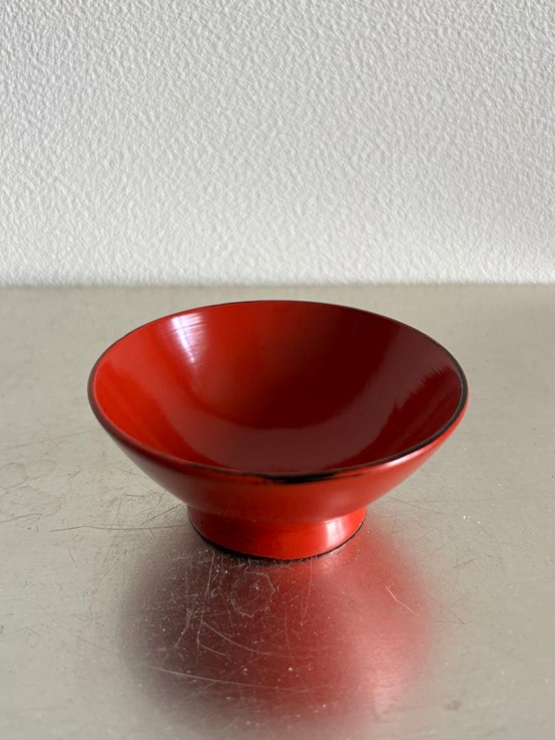 村瀬治兵衛　根来塗朱盃 酒器　漆　茶事　盃　杯