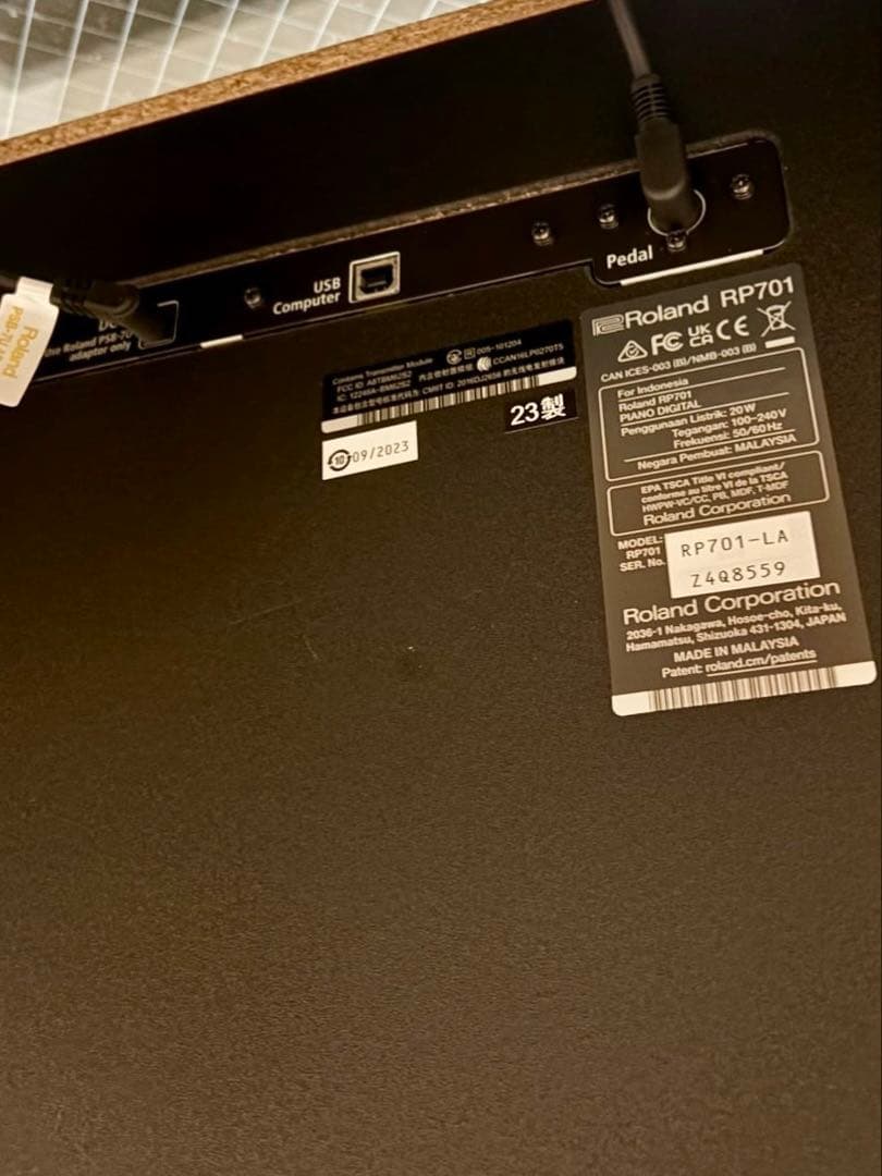 Roland RP701 LA 2023年製電子ピアノ　限定価格中！