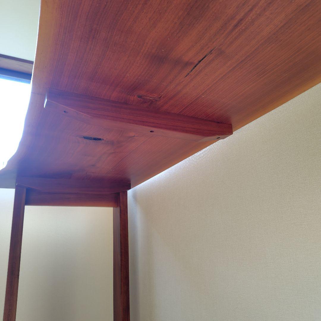 一枚板ウォルナット、スタンディングデスク、ダイニングテーブル