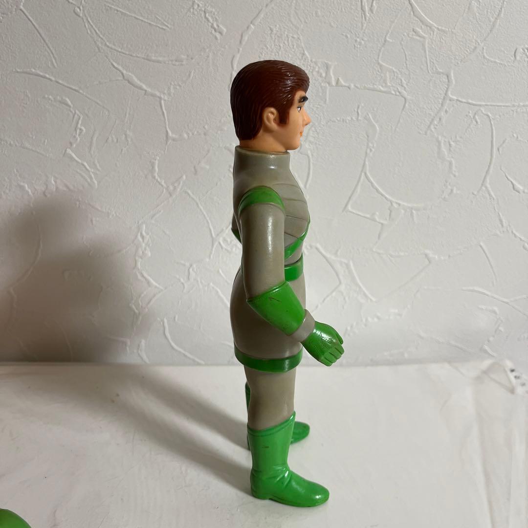 ⚠️貴重・激レア　トリプルファイター　グリーンファイター　面取れ　ソフビ　レトロ