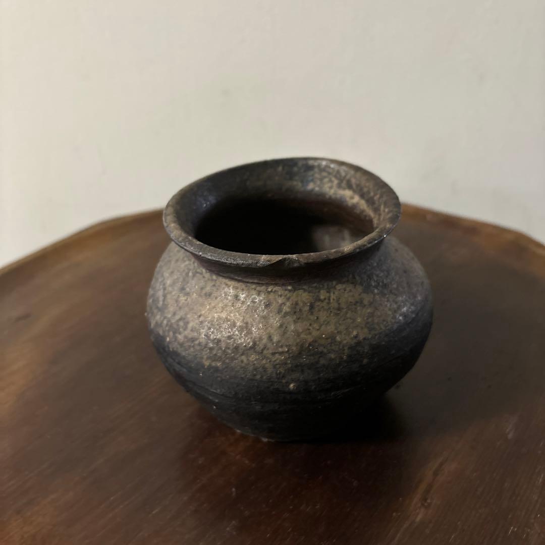 古備前小壺　鎌倉〜室町時代　骨董　花器アンティーク　検:秦秀雄　白洲正子 李朝