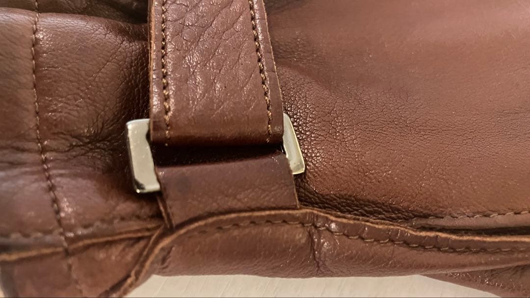 【高級ブランド】madova 本革レザー手袋　カシミア100% ブラウン 茶色