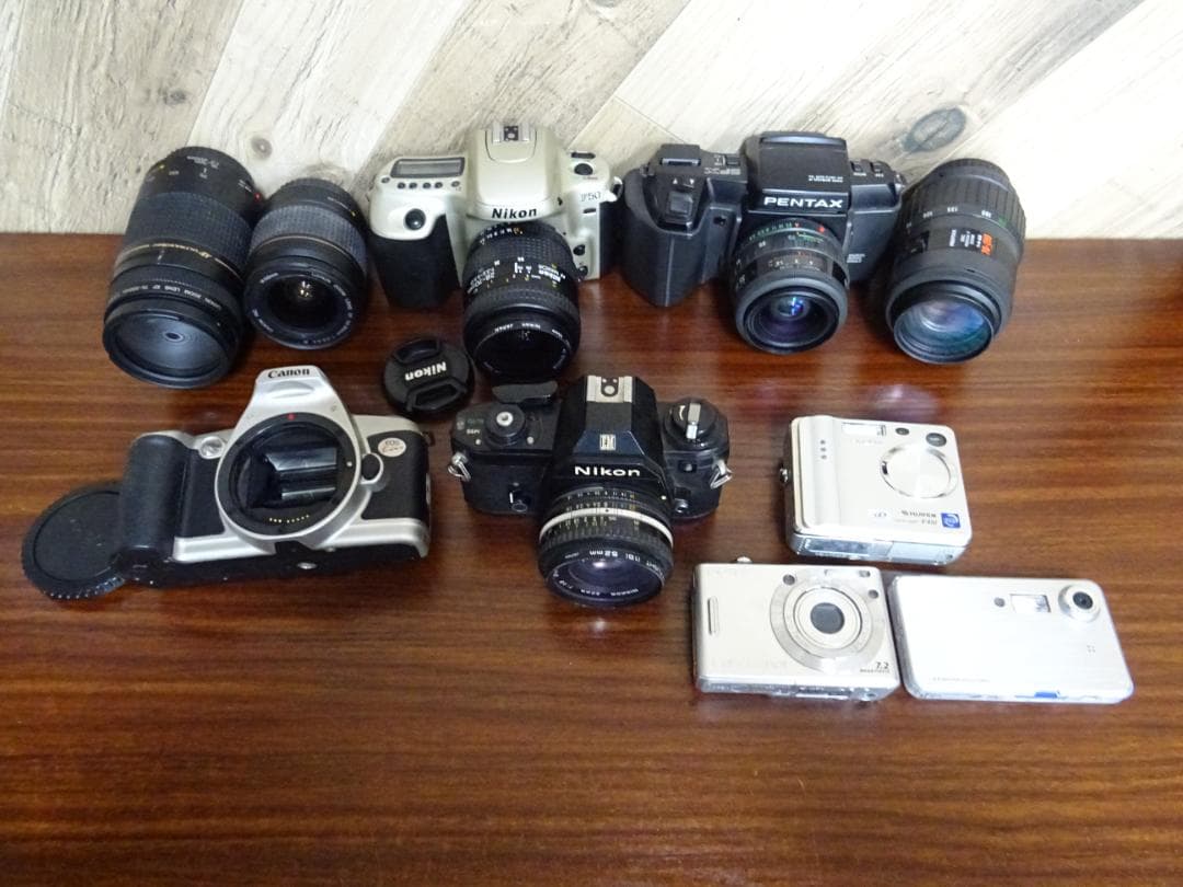 ジ*ー様 静010 カメラ 7点 まとめ売り キャノン ニコン ペンタックス ソ