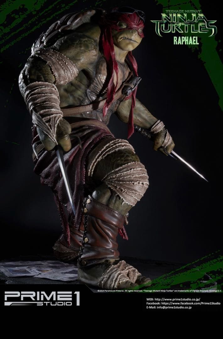 ミュータントタートルズ　PRIME 1 STUDIO ラファエロ　フィギュア