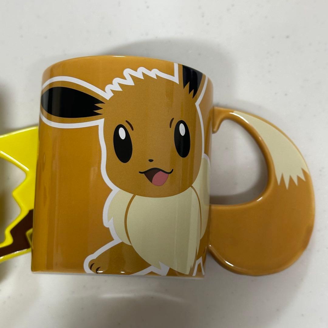 ポケモンカフェ ピカチュウ イーブイ　スーベニア マグカップ
