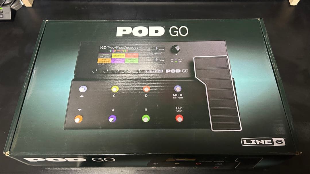 【ほぼ新品】LINE6 POD GO 保護フィルム付