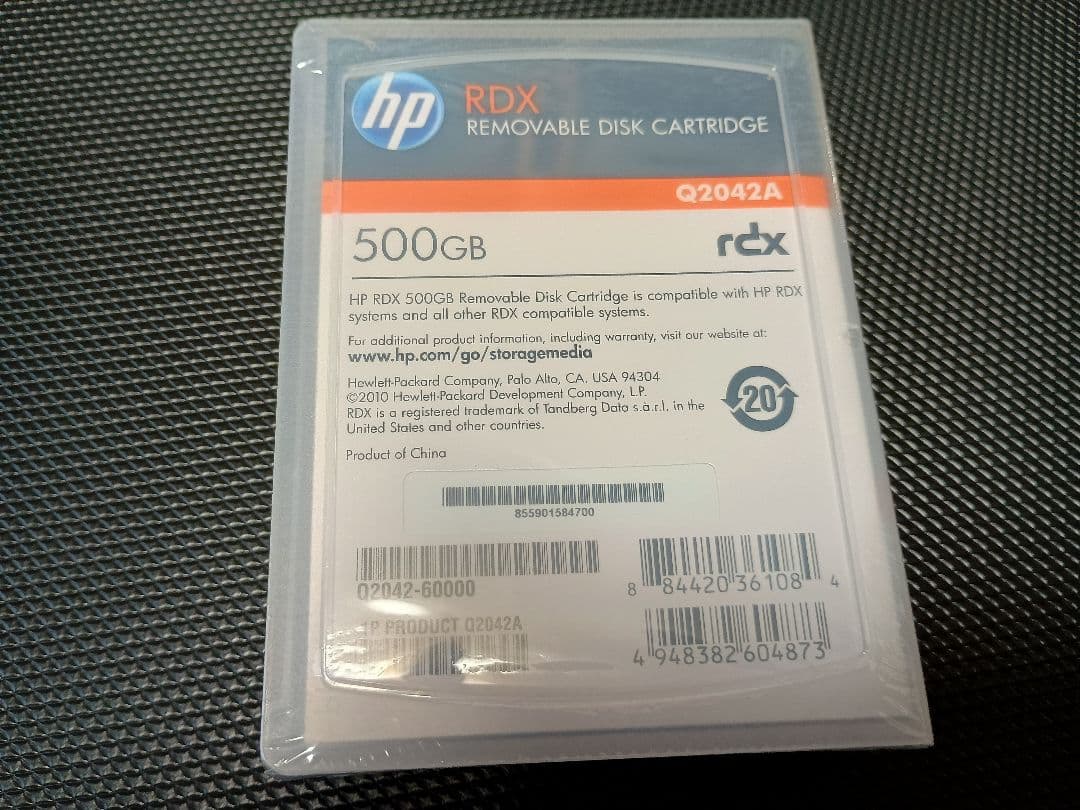 HP RDX 500GB リムーバブルディスクカートリッジ Q2042A