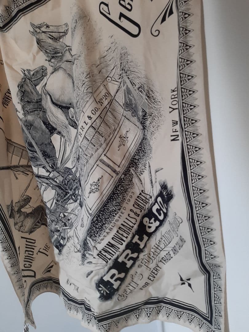 RRLストールダブルアールエルラルフローレンバンダナ