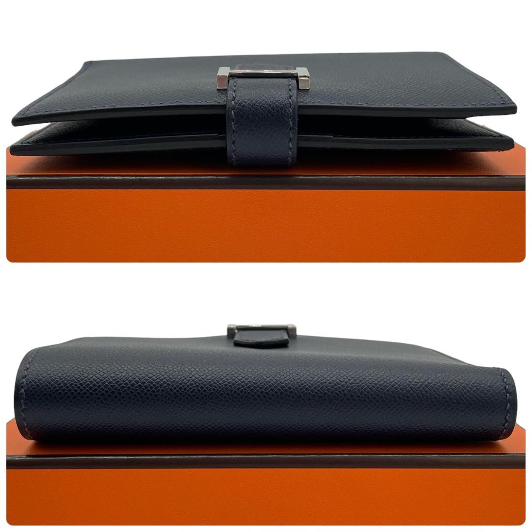 【未使用】エルメス ヴォーマダム ベアン コンパクト 二つ折り財布 W刻印