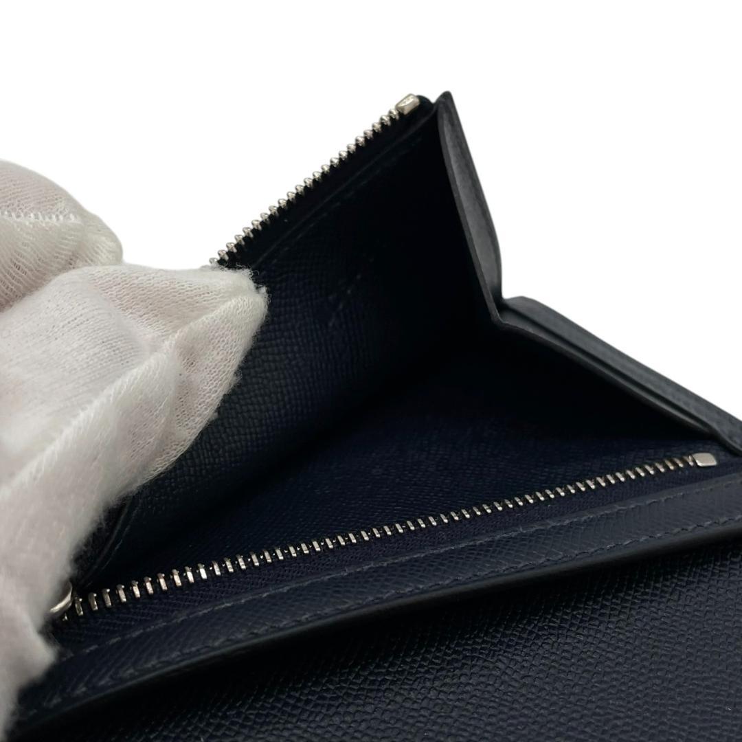 【未使用】エルメス ヴォーマダム ベアン コンパクト 二つ折り財布 W刻印