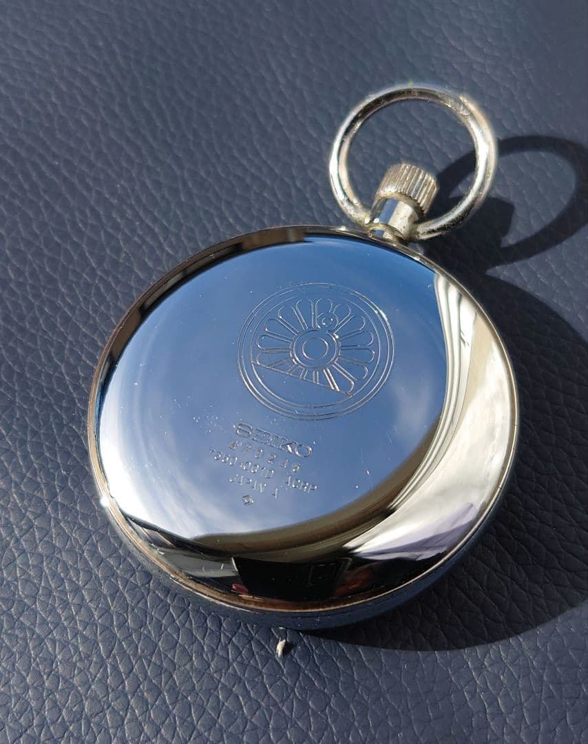 【動輪マーク刻印あり・稼動品】 SEIKO セイコー 鉄道懐中時計 国鉄 JR