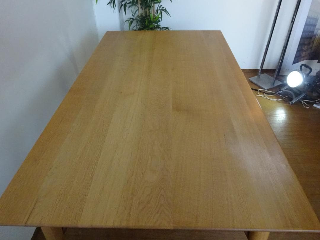 けんた　日進木工　WHITE WOOD　ダイニングテーブル　W150　美品