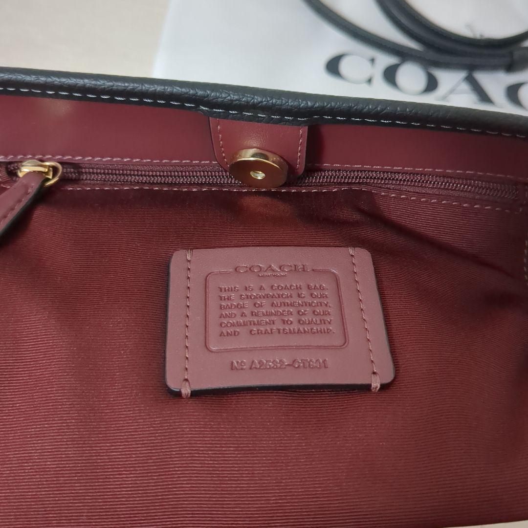 【極美品】COACH　コーチ CT801　シティ バケット バッグ　ブラック