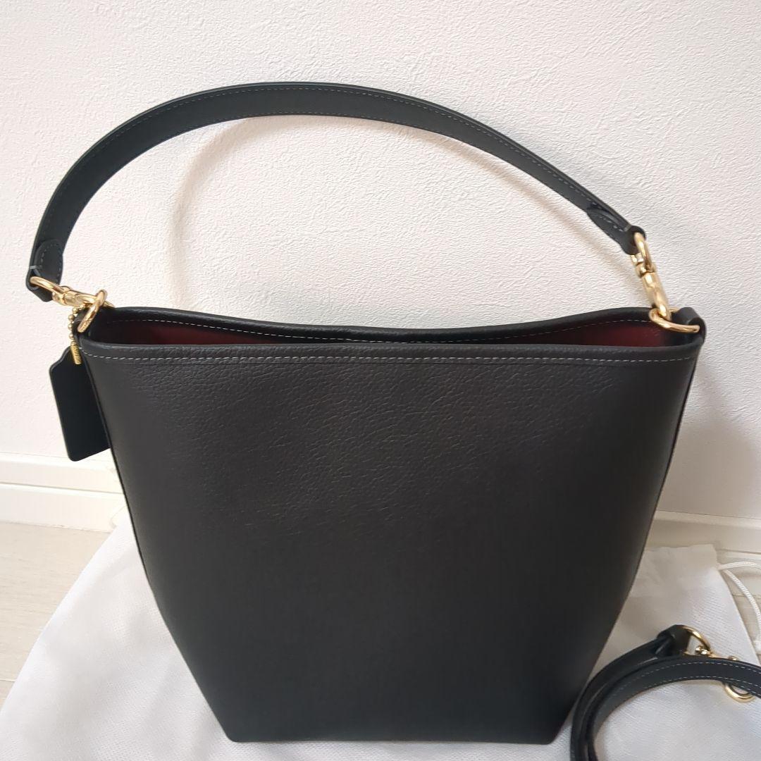 【極美品】COACH　コーチ CT801　シティ バケット バッグ　ブラック