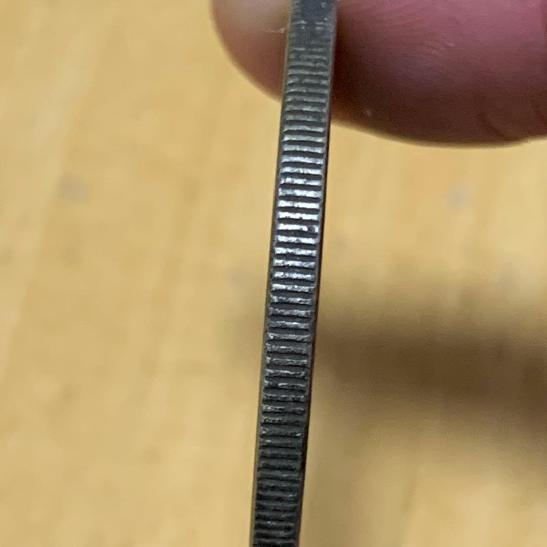 貿易銀/明治10年製/右丸銀/シークレットマーク有り