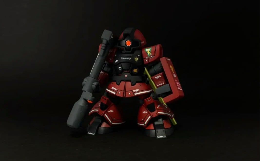 モビルスーツアンサンブル ドム (ジョニー・ライデン専用機) 全塗装 完成品