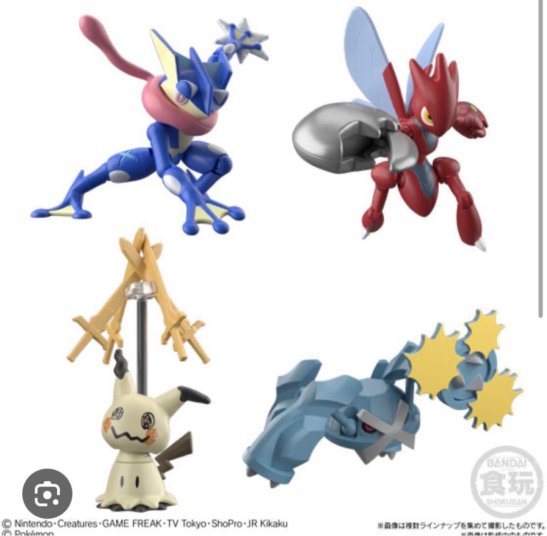 ポケモン掌動2 SHODO5種10個ゲッコウガ　ミミッキュ　ハッサム　メタグロス